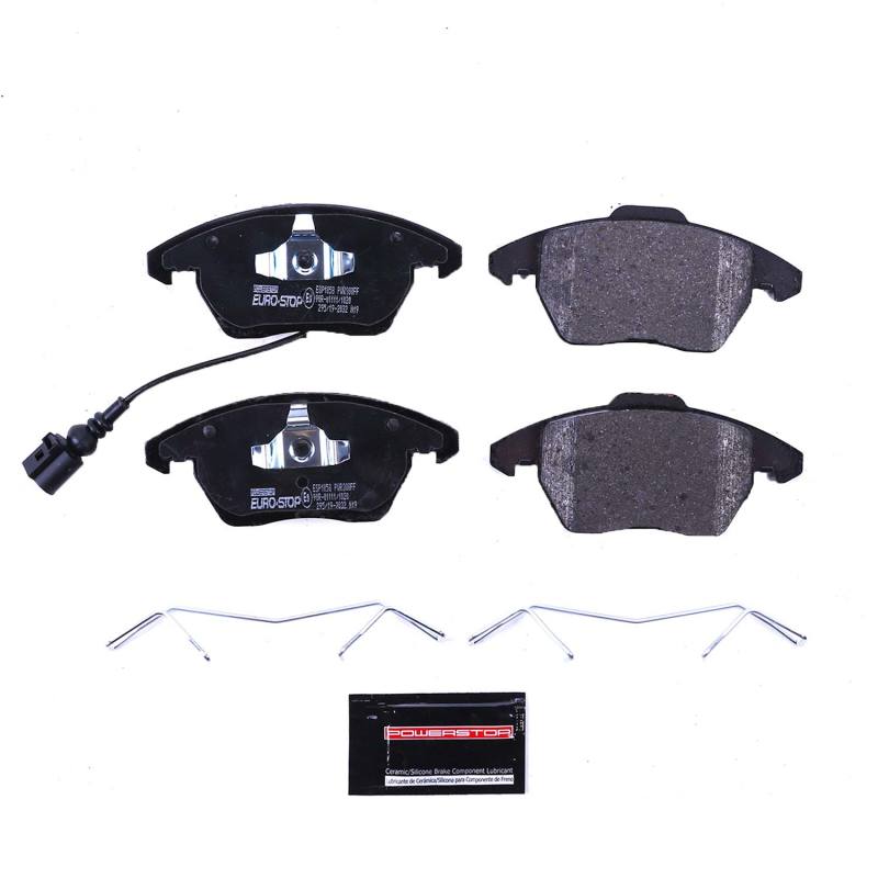 Power Stop 17-18 Volkswagen Tiguan Limited Euro-Stop ECE-R90 Rear Brake Pads-thumbmail-1