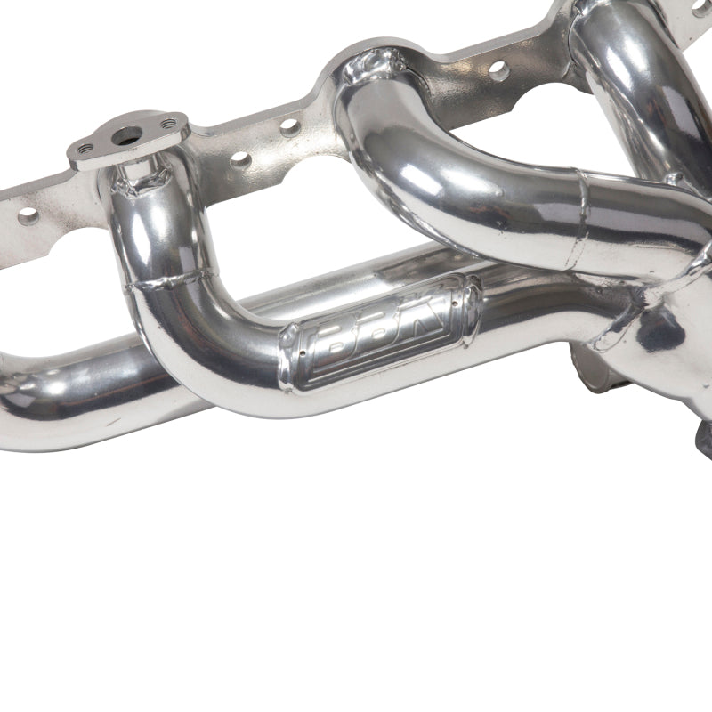BBK 99-04 GM Truck SUV 4.8 5.3 Shorty Tuned Length Exhaust Headers - 1-3/4 Silver Ceramic-thumbmail-16