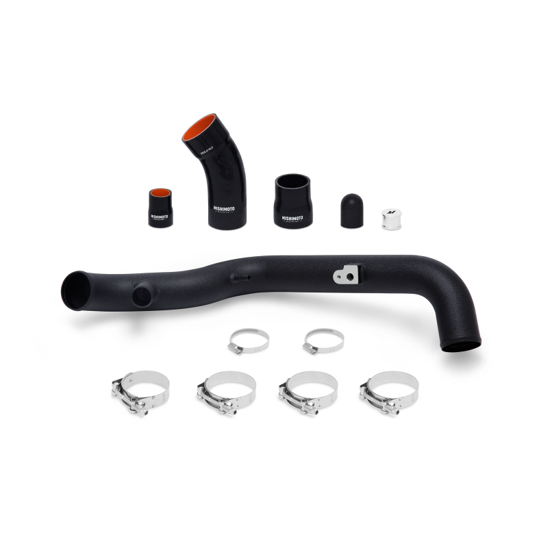 Mishimoto 2014+ Ford Fiesta ST Hot-Side Intercooler Pipe Kit - Wrinkle Black-thumbmail-4