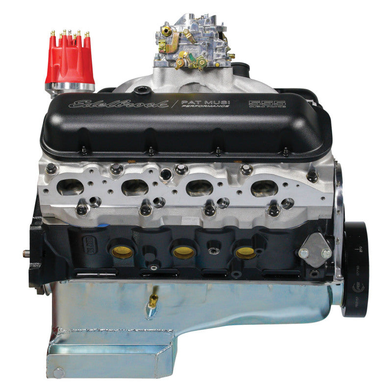 Edelbrock Crate Engine Edelbrock/Pat Musi 555 RPM XT BBC 675 HP Stock Exhaust Port Location-thumbmail-17