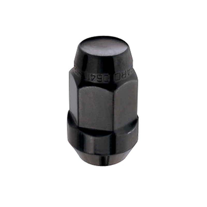 McGard Hex Lug Nut (Cone Seat Bulge Style) M14X1.5 / 22mm Hex / 1.945in. Length (4-Pack) - Black-thumbmail-4