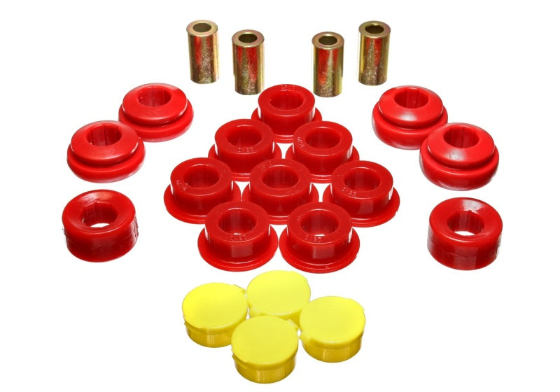 Energy Suspension 02-04 Acura RSX (includes Type S) Red Rear Control Arm Bushing Set-thumbmail-1