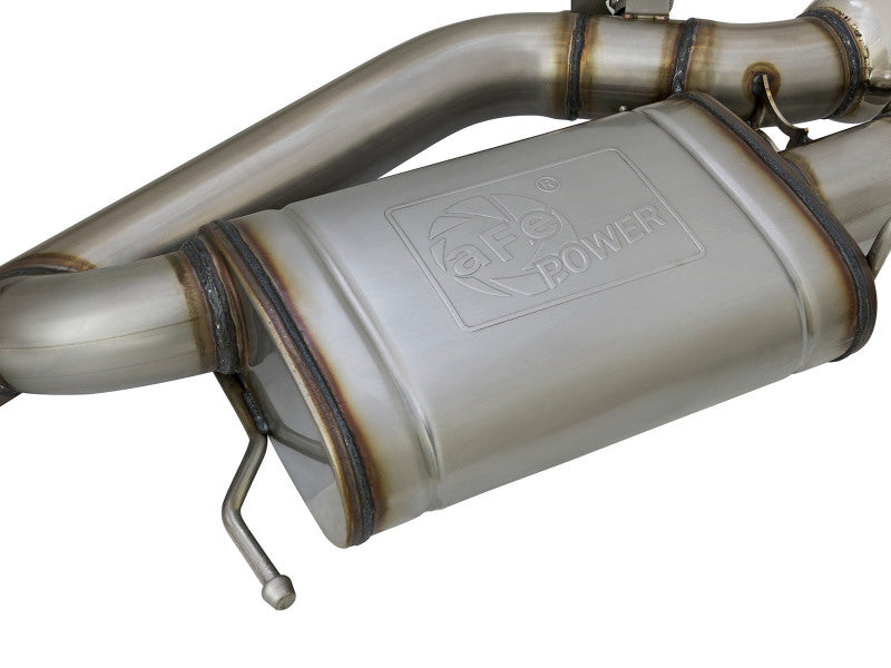 aFe MACHForce XP 3in 304SS Cat Back Exhaust s/ Black Tips 16-17 Cadillac ATS-V V6-3.6L (tt)-thumbmail-7