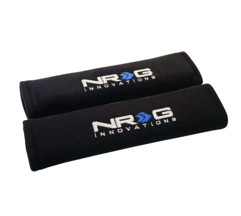 NRG Seat Belt Pads 2.7in. W x 11in. L (Black) Short - 2pc-thumbmail-2