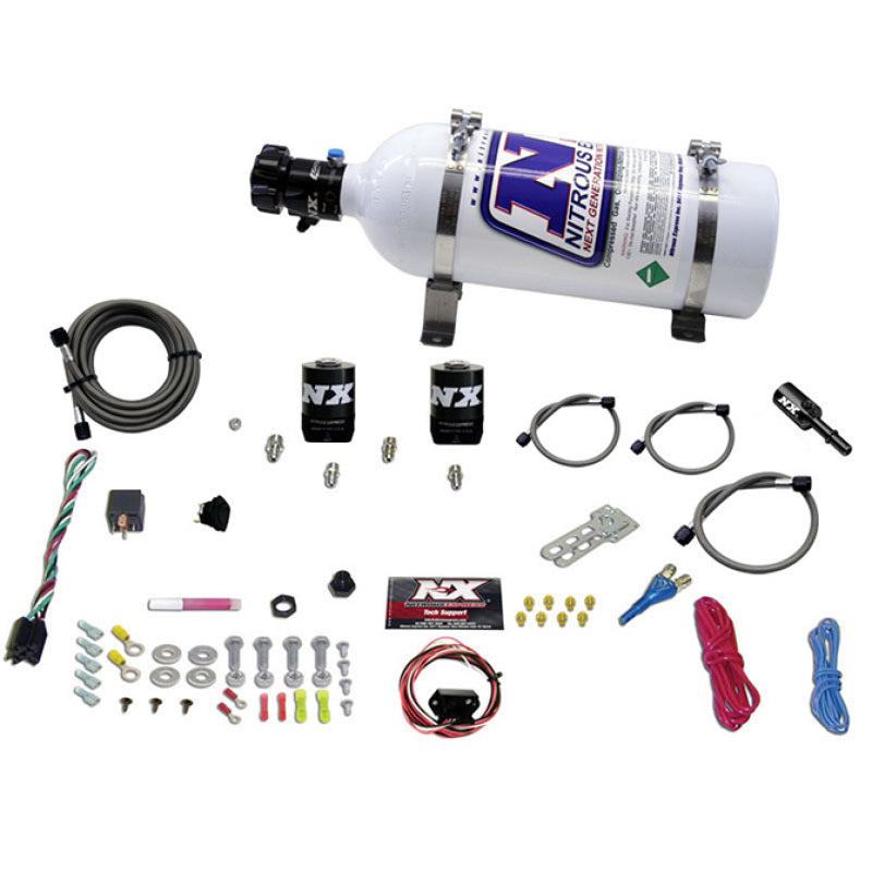 Nitrous Express Dodge Hemi/SRT8 Single Nozzle Fly By Wire Nitrous Kit (35-150HP) w/5lb Bottle-thumbmail-2