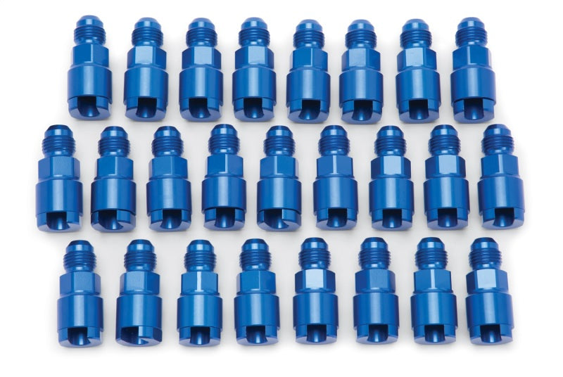 Russell Performance Adapter -6 AN Male to 5/16in Quick Disconnect Screw - Blue (Bulk Pkg 25)-thumbmail-2