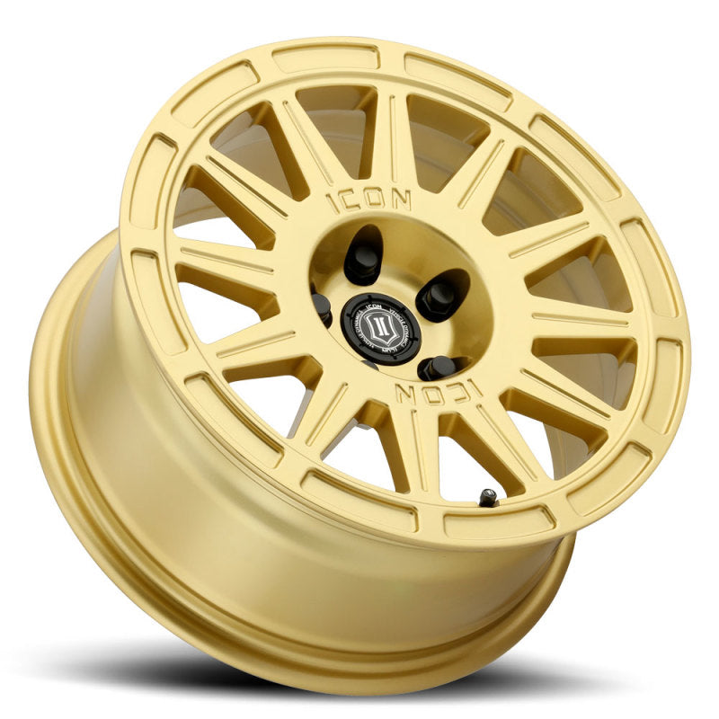 ICON Ricochet 17x8 5x4.5 38mm Offset 6in BS - Gloss Gold Wheel-thumbmail-3