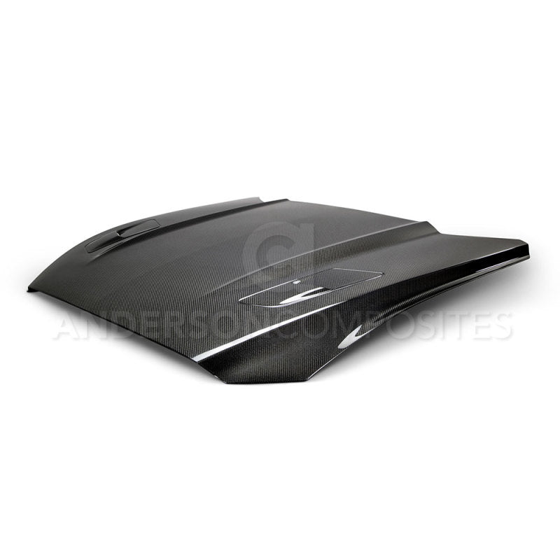 Anderson Composites 2015-2017 Ford Mustang Double Sided Carbon Fiber Type-OE Style Hood-thumbmail-5