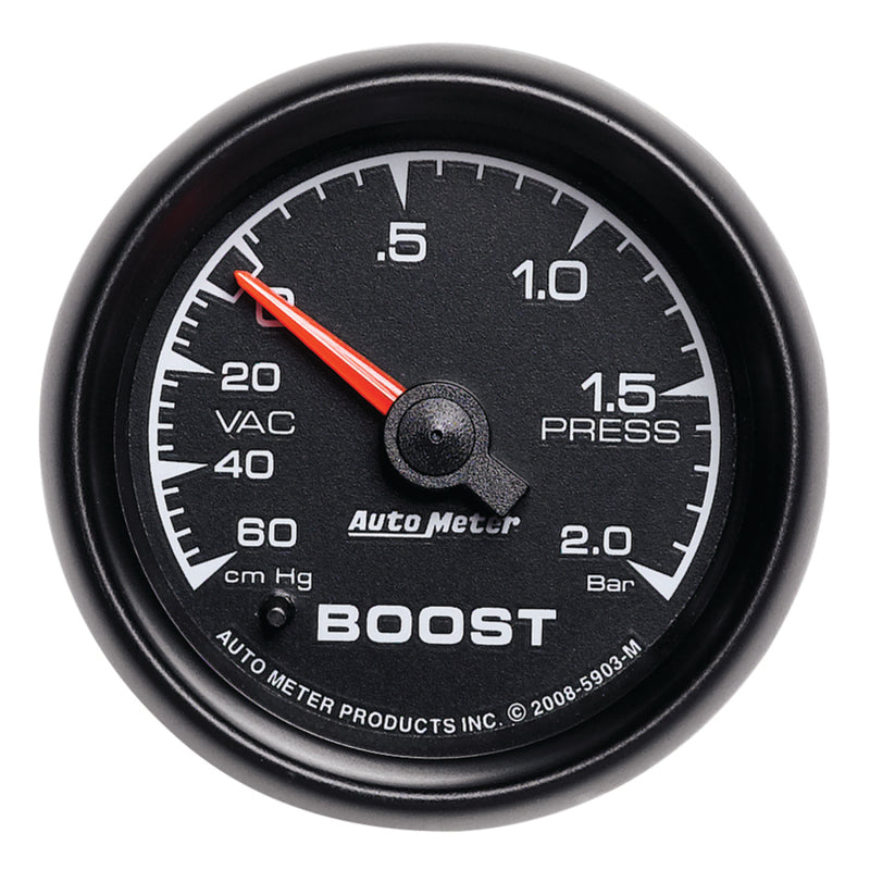 Autometer ES 52mm 60cm.Hg - 2.0 Bar Mechanical Boost/Vacuum Gauge-thumbmail-1