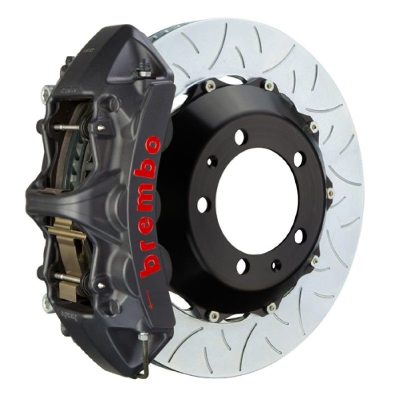 Brembo 04 360 Challenge Stradale Fr GTS BBK 6Pis Cast 380x32 2pc Rotor Slotted Type3-Black HA-thumbmail-1