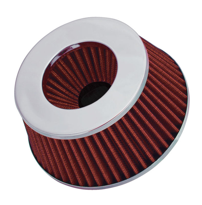 Spectre Adjustable Conical Air Filter 2-1/2in. Tall (Fits 3in. / 3-1/2in. / 4in. Tubes) - Red-thumbmail-3