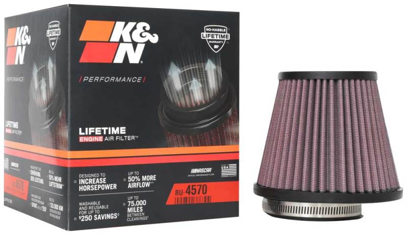 K&N Universal Air Filter 2-7/8in Flange / 5-3/16in Base / 3-1/2in Top / 4-7/16in Height-thumbmail-4