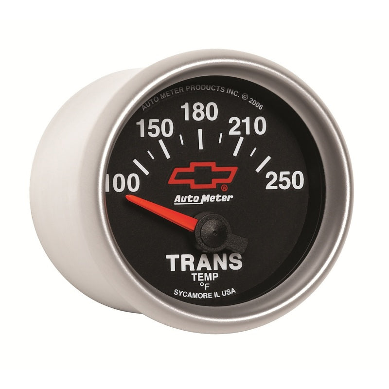 Autometer GM Bowtie Black 2-1/16in 100-250 Degree F Electronic Transmission Temperature Gauge-thumbmail-5
