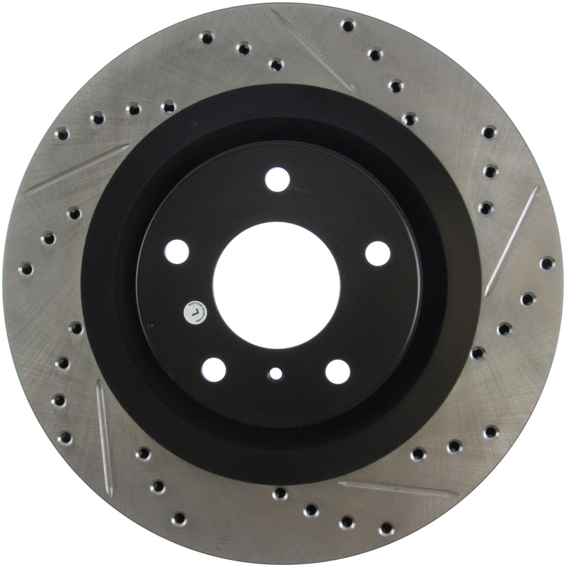 StopTech 06-07 350Z / 05-07 G35 exp Sport/ 06-07 G35X SportStop Slotted & Drilled Front Left Rotor-thumbmail-11
