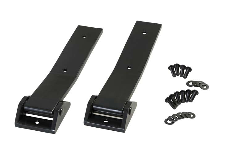 Kentrol 07-18 Jeep Wrangler JK Tailgate Hinge Pair - Powdercoat Black-thumbmail-1