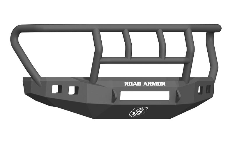 Road Armor 17-20 Ford F-250 Stealth Front Bumper w/Titan II Guard Standard Flare - Tex Blk
