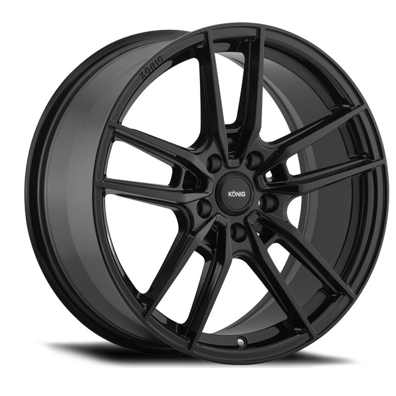 Konig Myth 16x7.5 5x100 ET43 Gloss Black-thumbmail-1
