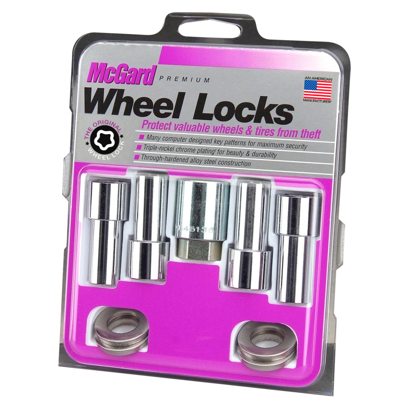 McGard Wheel Lock Nut Set - 4pk. (X-Long Shank) M12X1.5 / 13/16 Hex / 2.165in. Length - Chrome-thumbmail-3