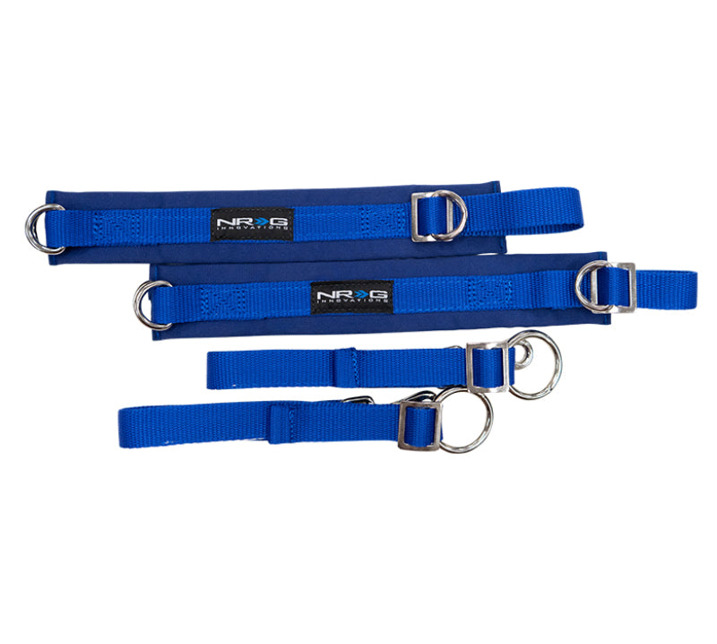 NRG SFI 3.3 Arm Restraints One Pair - Blue-thumbmail-2