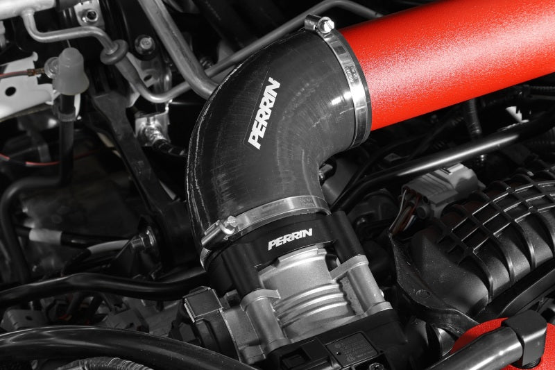 Perrin 22-23 Subaru WRX Front Mount Intercooler Kit (Red Tubes & Black Core)-thumbmail-22