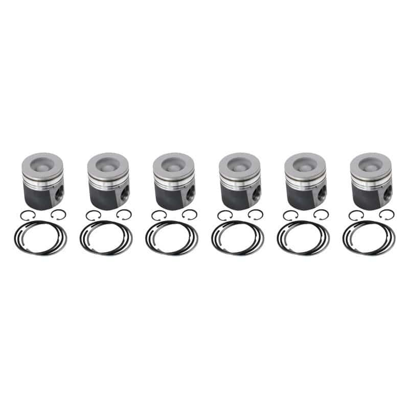Industrial Injection 89-93 Dodge 12V Mahle Piston .040 Oversized w/ Rings / Wristpins / Clips-thumbmail-1