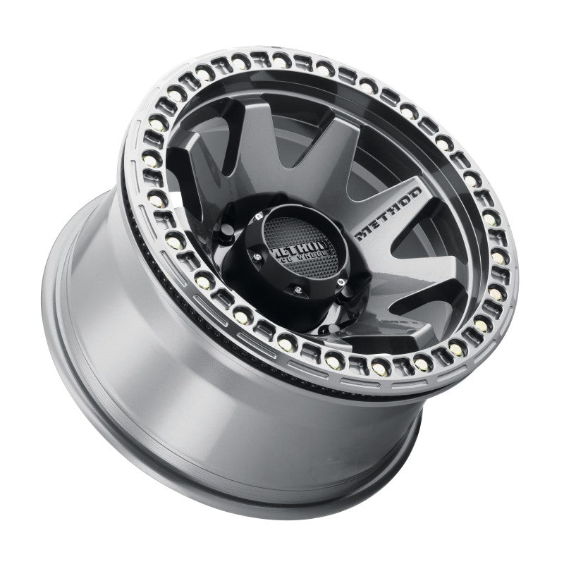 Method MR108 17x9 -44mm Offset 8x6.5 130.81mm CB Gloss Titanium w/BH-H24125-38 Wheel-thumbmail-3