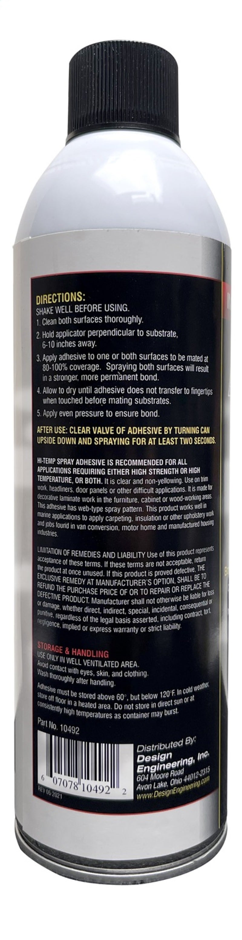DEI Hi Temp Spray Adhesive 13.3 oz. Can (Improved Formula)-thumbmail-5
