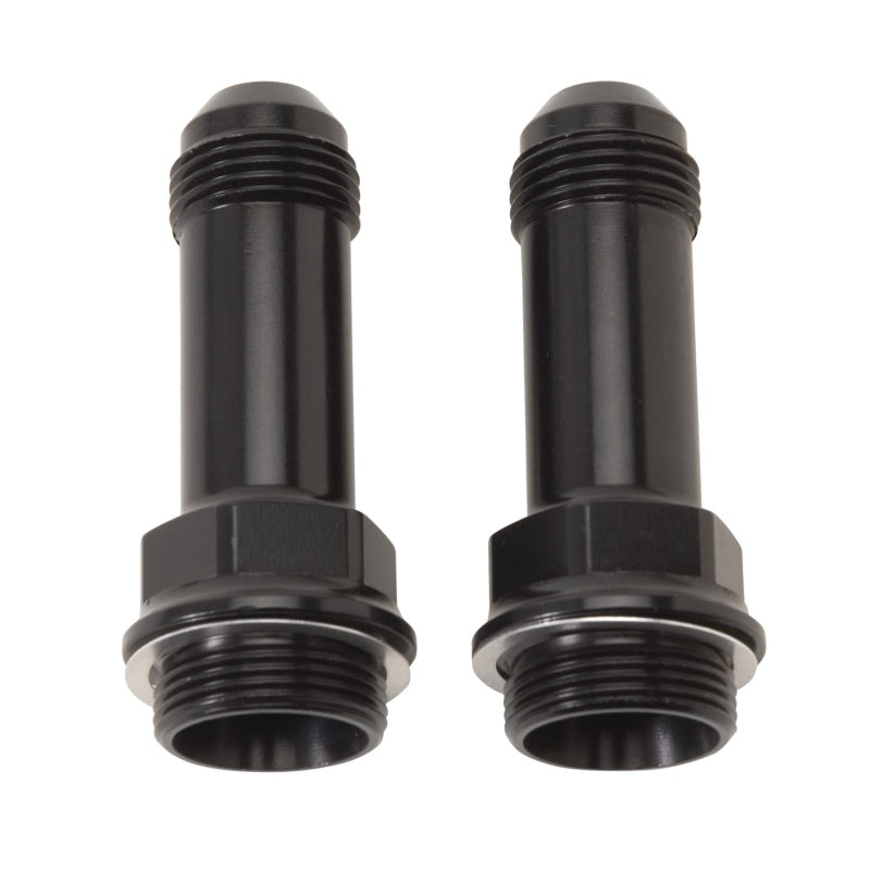 Russell Performance 7/8in -20 x -8 AN Male Flare Extended (2 pcs.) (Red/Blue)-thumbmail-2