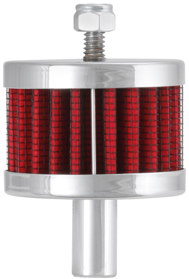 K&N Steel Base Crankcase Vent Filter 0.5in Vent OD x 2in OD x 1.5in Height-thumbmail-12