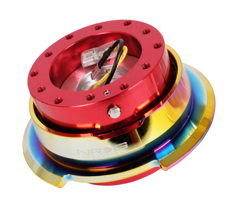 NRG Quick Release Gen 2.8 - Red Body / Neochrome Ring-thumbmail-1