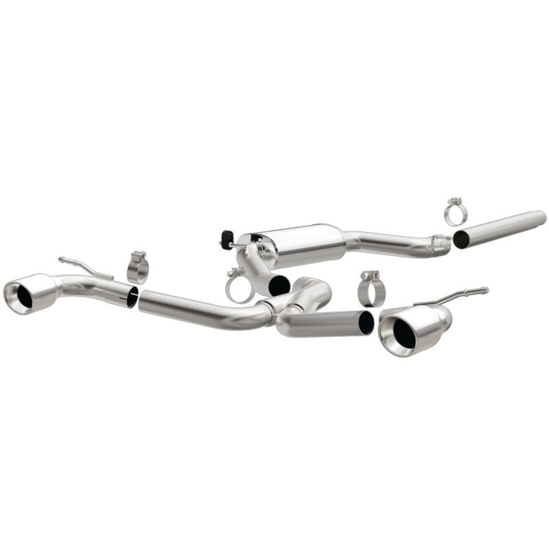 MagnaFlow SYS C/B Dual Split Rear Exit 4in Polished Tips 2015 VW GTI 2.0L Turbo-thumbmail-2