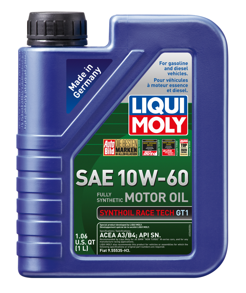 LIQUI MOLY 1L Synthoil Race Tech GT1 Motor Oil 10W60-thumbmail-1