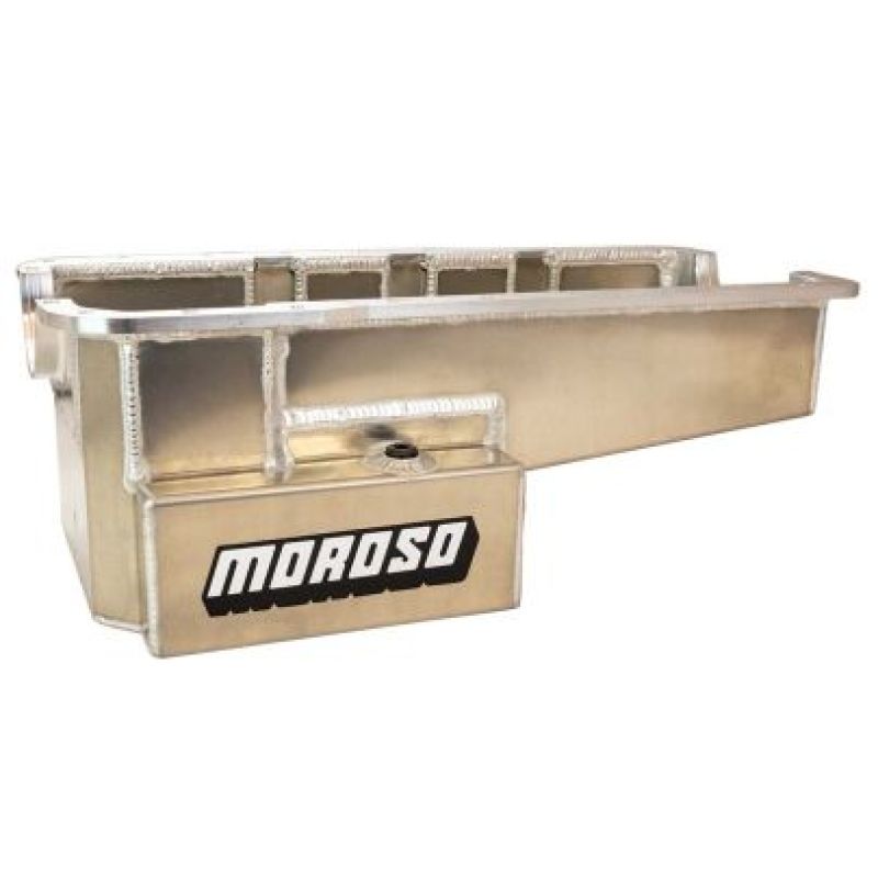 Moroso Ford 289-302 Road Race Baffled Front Sump 8in Deep Aluminum Oil Pan-thumbmail-2