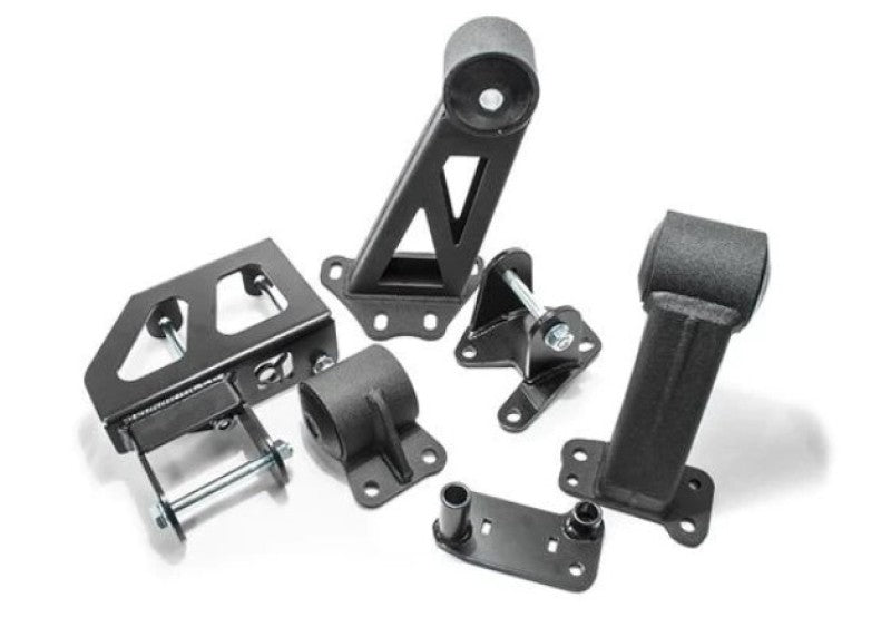 Innovative 94-01 Integra J-Series Black Steel Mounts 85A Bushings-thumbmail-1