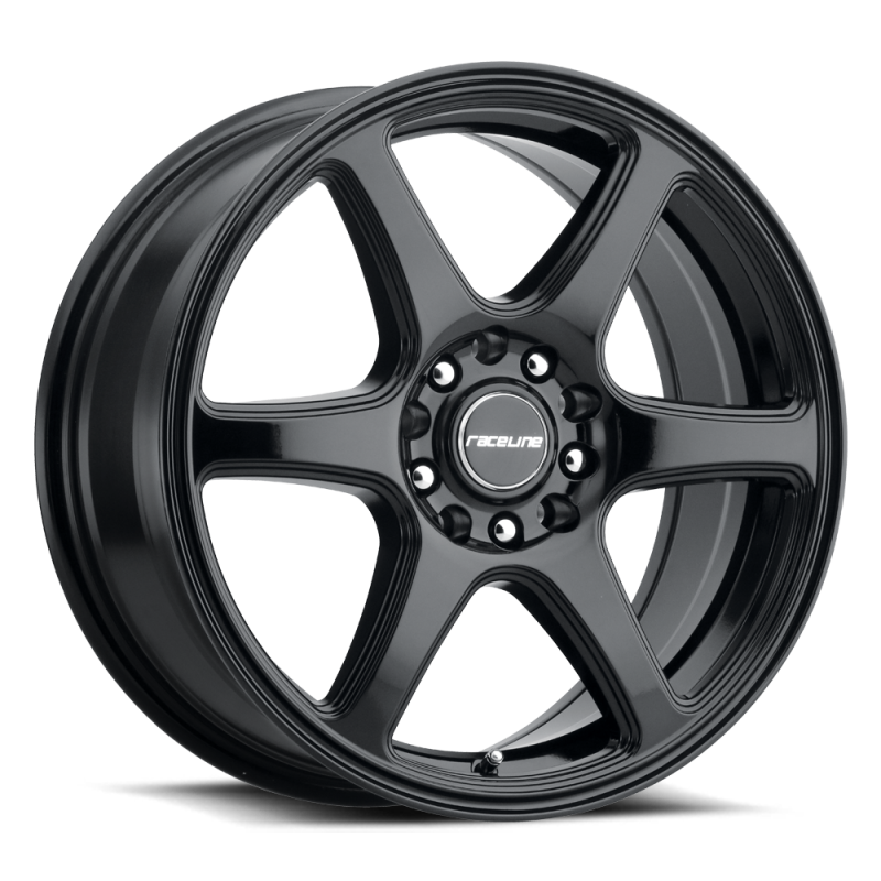 Raceline 146B Matrix 15x7in / 5x110/5x115 BP / 40mm Offset / 72.62mm Bore - Gloss Black Wheel-thumbmail-1