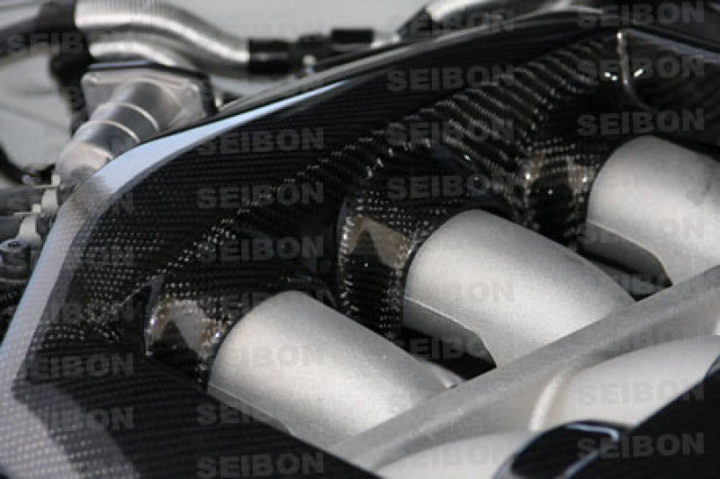 Seibon 09-11 Nissan GTR R35 Carbon Fiber Engine Cover-thumbmail-6