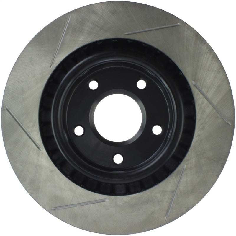 StopTech Power Slot 05-07 Cadillac XLR / 06-09 Chevy Corvette Front Left Slotted Rotors-thumbmail-5