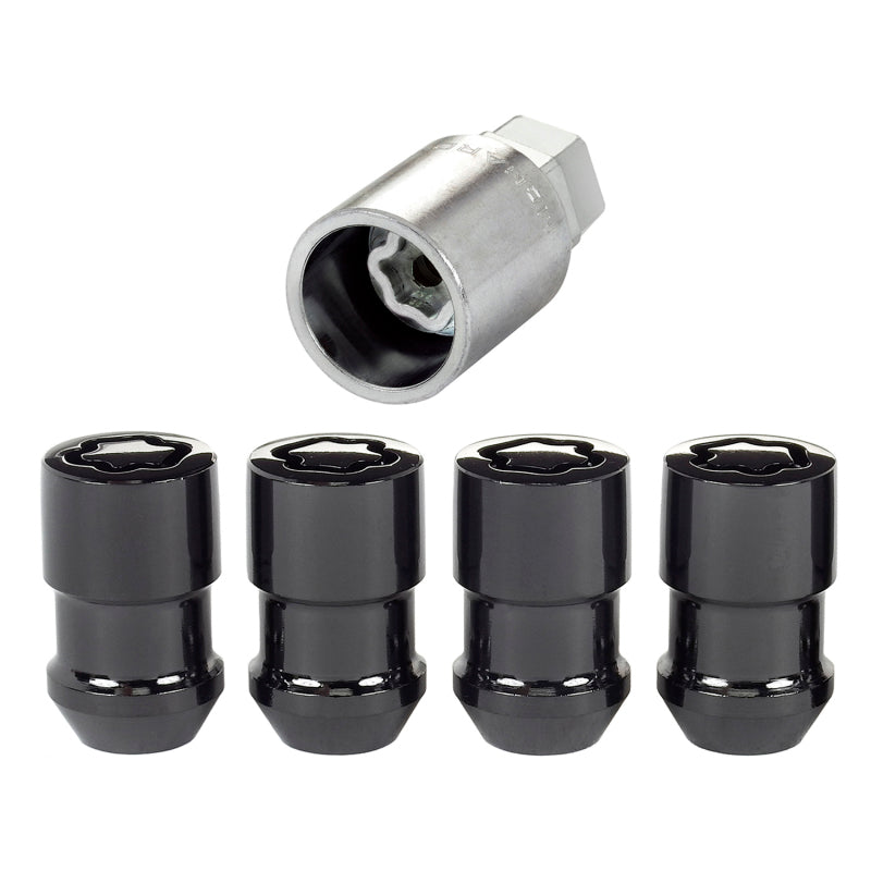 McGard Wheel Lock Nut Set - 4pk. (Cone Seat) M12X1.5 / 19mm & 21mm Dual Hex / 1.46in. Length - Black-thumbmail-2