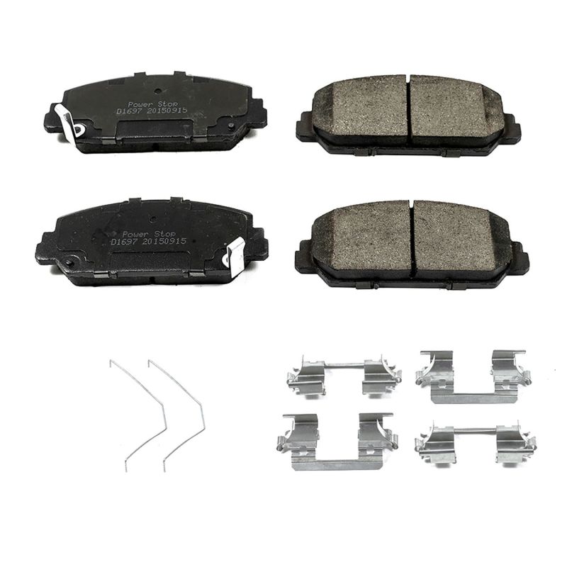 Power Stop 16-19 Acura ILX Front Z17 Evolution Ceramic Brake Pads w/Hardware-thumbmail-1
