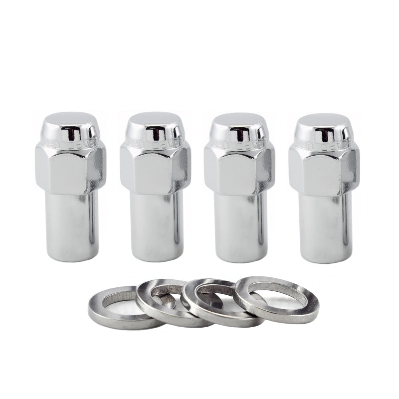 McGard Hex Lug Nut (Long Shank - .946in.) M12X1.5 / 13/16 Hex / 1.85in. Length (4-pack) - Chrome-thumbmail-7