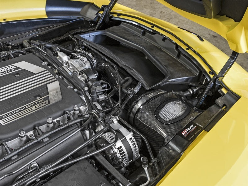 aFe Momentum Carbon Fiber Cold Air Intake System PDS/P5R 15-16 Chevrolet Corvette Z06 V8-6.2L-thumbmail-4