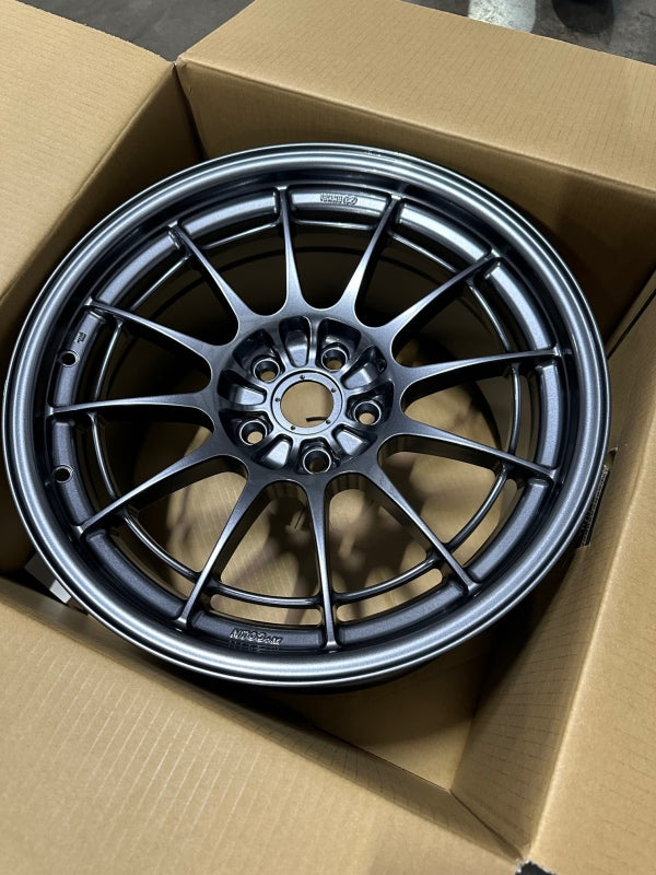 Enkei NT03+M 18x9.5 5x114.3 40mm Offset 72.6mm Bore Gunmetal Wheel-thumbmail-2