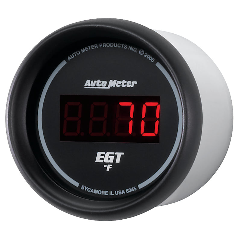 Autometer Z Series 52mm 0-2000 Deg F Digital EGT/Pyrometer Gauge-thumbmail-2