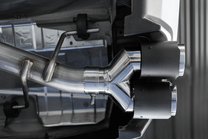 MBRP 15-19 Subaru WRX 2.0L/STI 2.5L 3in Dual Split Rear Exit w/ 3.5in CF Tips - T304 (Race Version)-thumbmail-6
