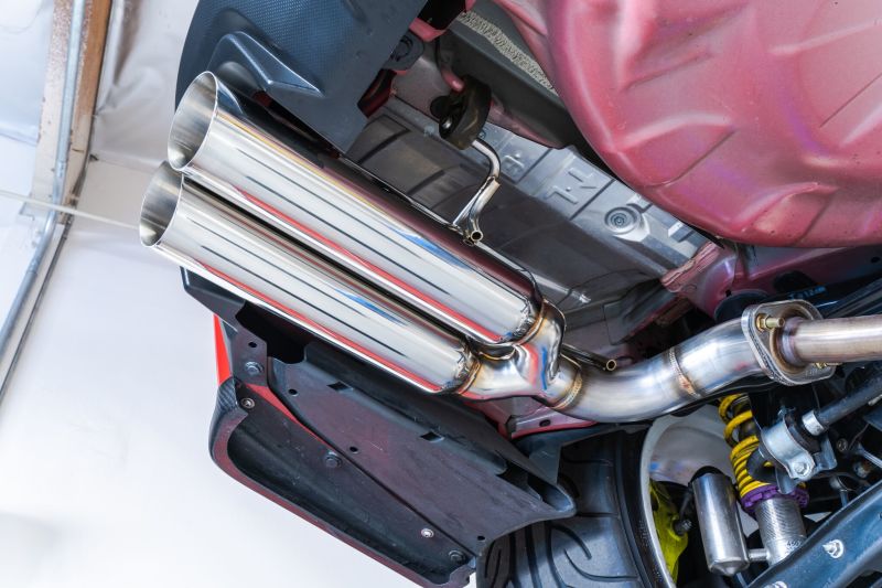 Remark 2015+ Subaru WRX/STI VA Boso Edition Axle Back Exhaust w/ Stainless Steel Single Wall Tip-thumbmail-3
