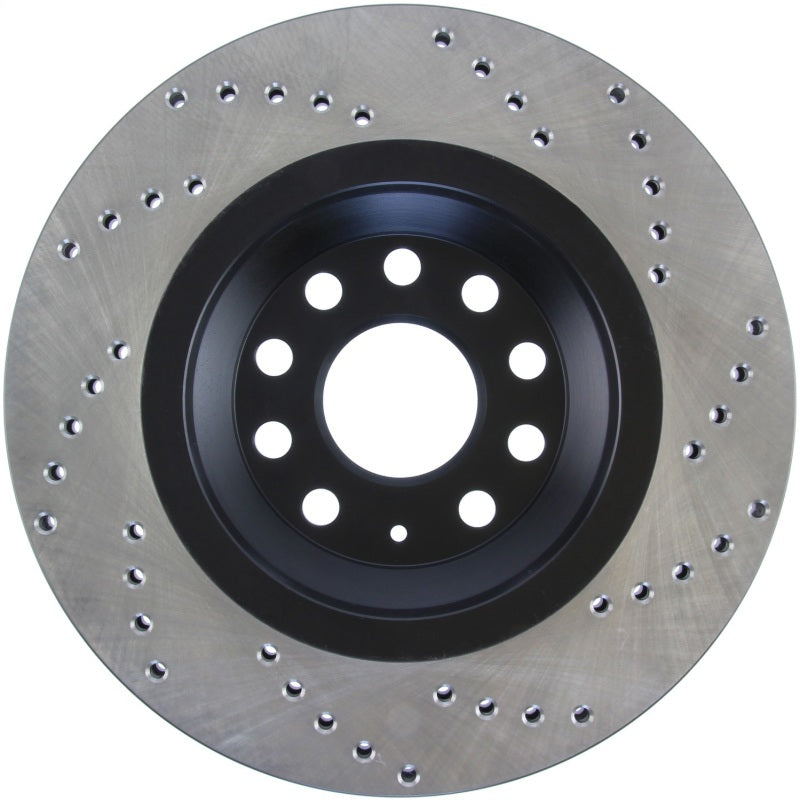 StopTech 09-13 VW CC 3.6L VR6 / 08-09 & 12 Golf R/Golf R32 Drilled Right Rear Rotor-thumbmail-5