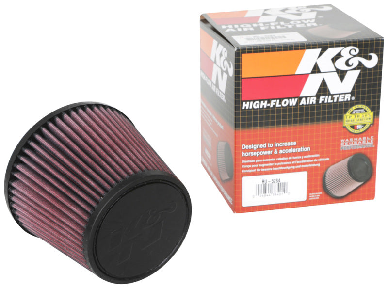 K&N Universal Clamp-On Air Filter 2.75in Flange ID x 5.875in Base OD x 4.5in Top OD x 5in Height-thumbmail-3