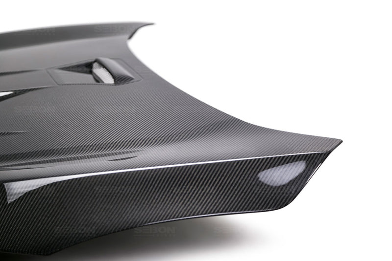 Seibon 2016-2017 Honda Civic Coupe/Sedan/Hatchback MR-Style Carbon Fiber Hood-thumbmail-4