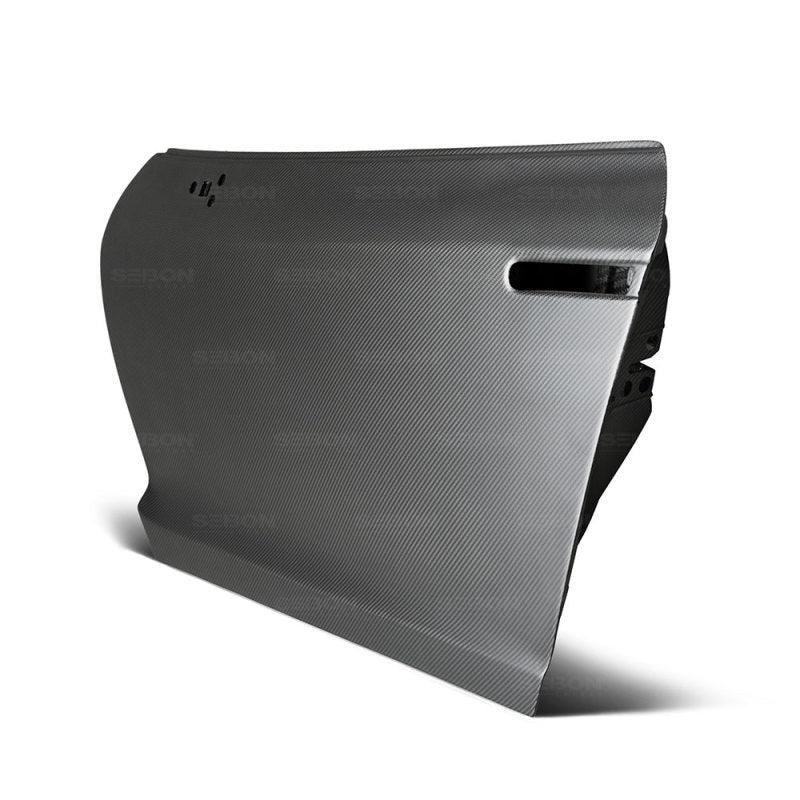 Seibon 09-10 Nissan GTR R35 Dry Carbon Fiber Door Pair-thumbmail-3