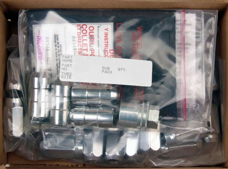 McGard 8 Lug Hex Install Kit w/Locks (Cone Seat Nut) 9/16-18 / 13/16 Hex / 1.75in. Length - Chrome-thumbmail-7